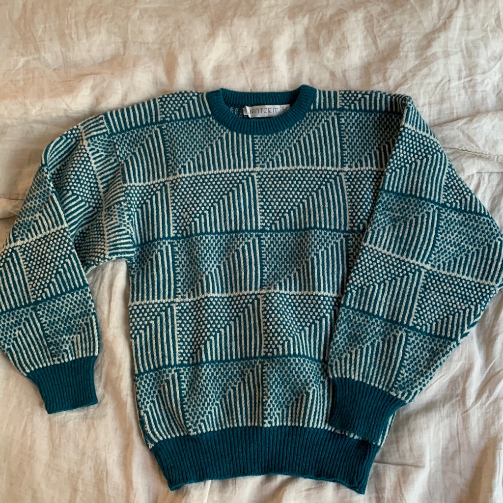 Vintage Unisex Knit Sweater Size Medium